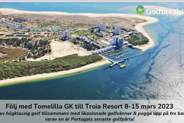 Res med Tomelilla Golf till Portugal