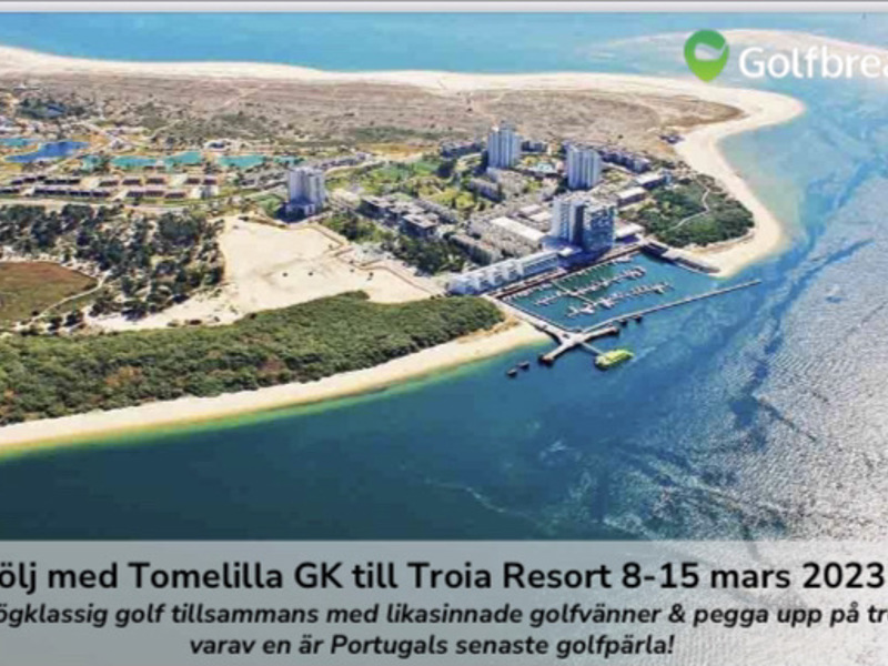 Res med Tomelilla Golf till Portugal