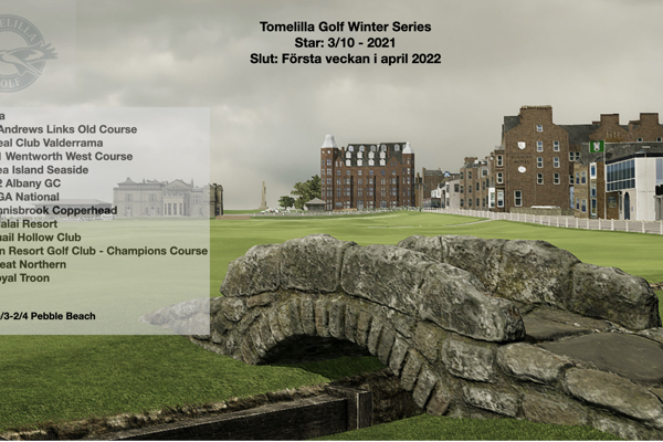 Winter series golf