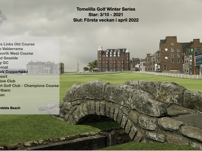Winter series golf