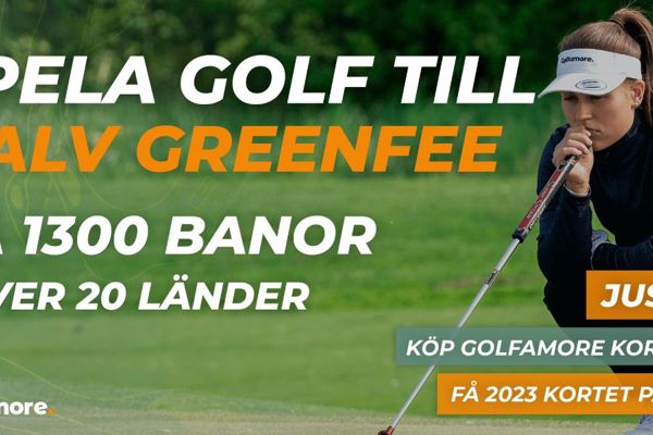 Köp Golfamore-kortet 2024 via Tomelilla Golf, få 2023 på köpet!