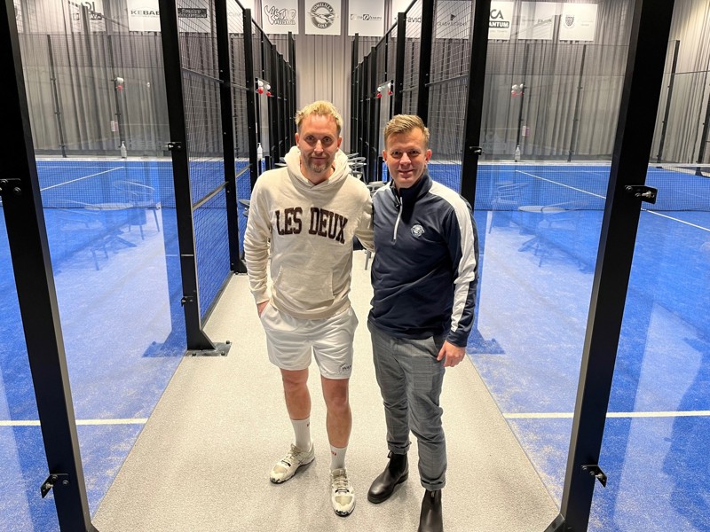 Tränarduo lyfter padeln i Tomelilla