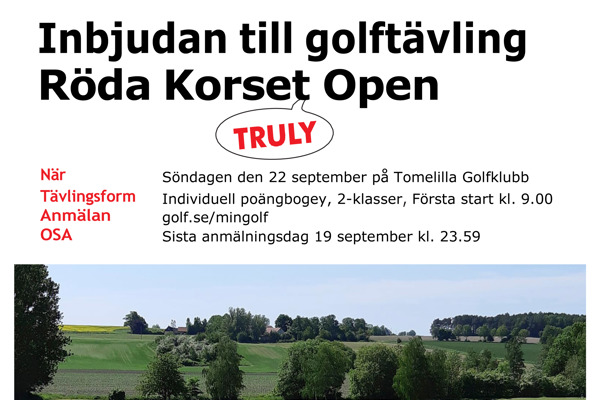Röda Korset Open 22 september