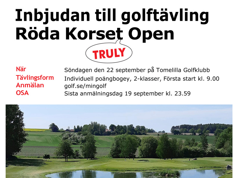 Röda Korset Open 22 september