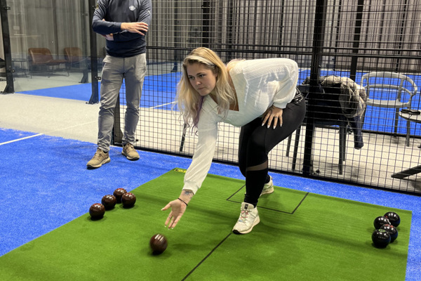 Bowls, ny sport på Tomelilla Golf