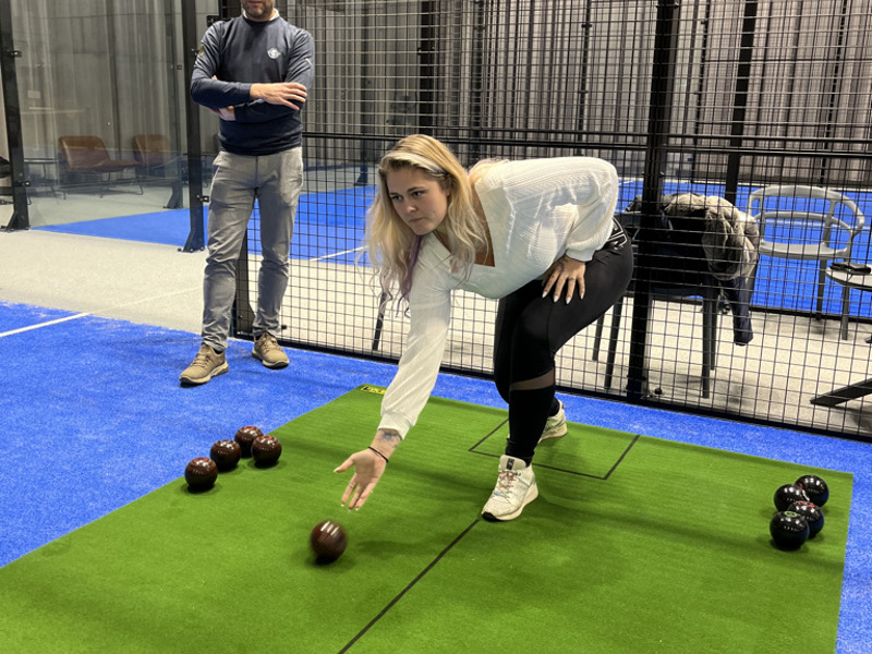 Bowls, ny sport på Tomelilla Golf
