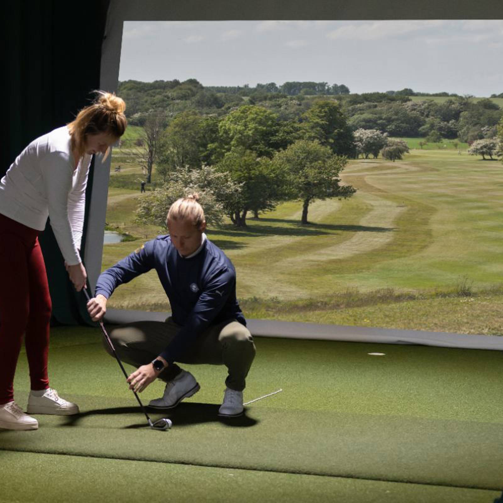 Simulatorgolf Instruktör