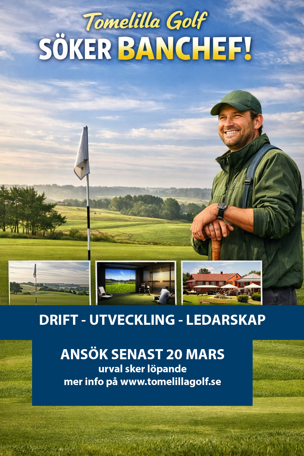 Tomelilla Golf söker Banchef